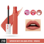 Maybelline super stay matte ink liquid lipstick 210 versatile