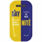 Freeman Purifying DAY Mask + Cleanser and Calming NIGHT Gel Mask 2x7ml in goodiesdeal
